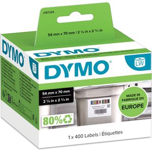 DYMO ® LabelWriter™ 70mm x 54mm Stock Rotation Labels white with coloured bar 1 Roll x 400 Labels