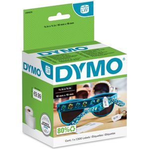 Dymo etikketen LabelWriter ft 54 x 11 mm, juwelenprijslabels, wit, 1.500 etiketten