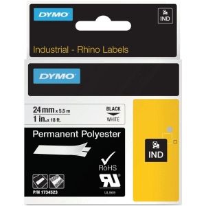 DYMO - Rhino - Industriële Labels - Wit - 24 mm x 3,5 m - Zelfklevende Labels voor Labelprinters