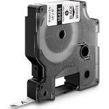 Dymo S0718220-Label Tape-Zwart op Wit-Polyester-Permanente Lijm-UL-erkend