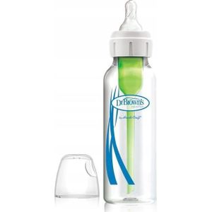 Dr. Brown's Options+ Anti-Colic Babyfles - Smalle halsfles - Glas - 250ml