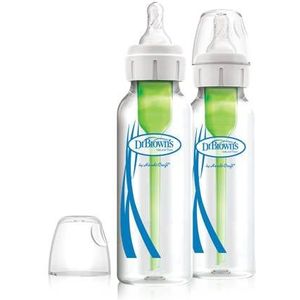 Dr. Brown's Options+ standaardfles glas 250 ml (2 stuks)