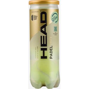 Head Padel Pro S padelballen - Officiële World Padel Tour padel ballen - 1 Blik met 3 padel ballen