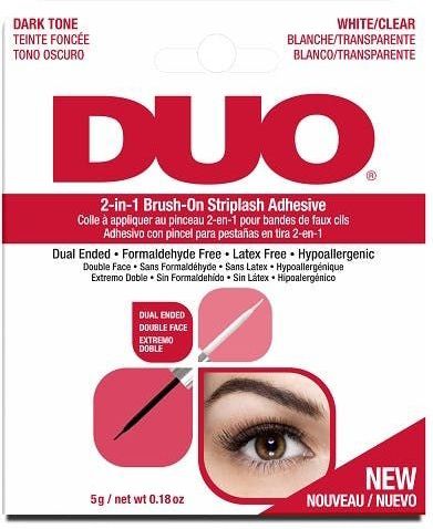 Ardell - Duo 2 - Wimperlijm - Dark Tone - Wit - Transparant - Latex vrij - Hypoallergeen
