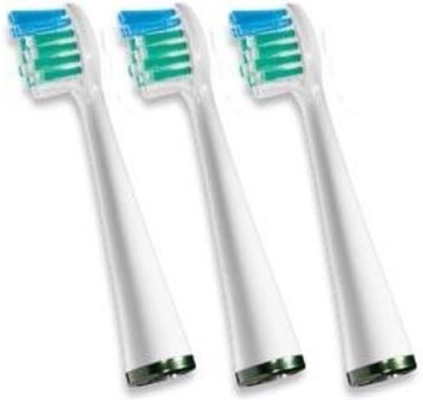 Waterpik Opzetborstel SenSonic Compact SRSB-3E - 3 Stuks
