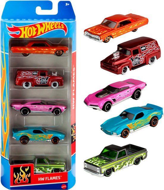 Hot Wheels Set van 5 auto's - ASSORTIMENT