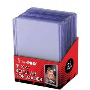 Ultra Pro Sammelkarte Regular Toploader 3" x 4"