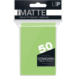 Ultra Pro-Matte Board Game Sleeves: Standard Lime Green (66x91mm) - 50 stuks