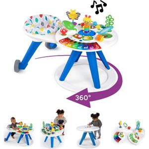 Baby Einstein Around We Grow 4-in-1 Walker, Discovery Activity Center and Table, Age 6 Months and up