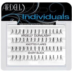 Ardell Individuals plakwimpers in clusters met knoopje Short Black