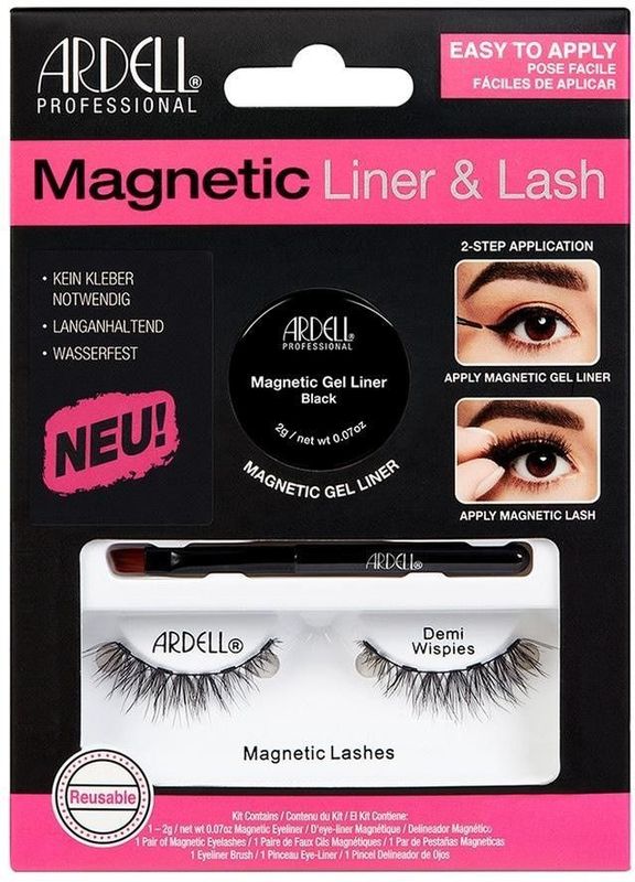 Ardell - Magnetic Liner & Lash Demi Wispies- herbruikbaar - 1set