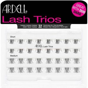 Ardell Lash Trios - 32 Lichtgewicht nepwimper trio's - te gebruiken als extra effect voor hele wimper of als accenten
