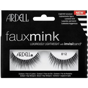 Ardell - Faux Mink 812 - Nepwimpers - Zwart - Medium Volume - Lange Lengte