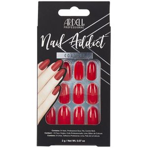 Ardell Nail Addict Artificial Nail Set, Cherry Red