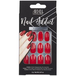 Ardell Nail Addict Cherry Red Nagels - 24 STUKS