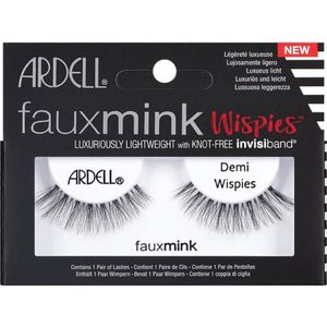 Ardell - Faux Mink Demi Wispies - Nepwimpers - Zwart - Medium Volume