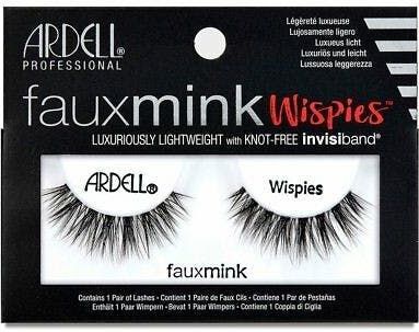 Ardell - Faux Mink Wispies - Valse Wimpers - Zwart - 1 paar