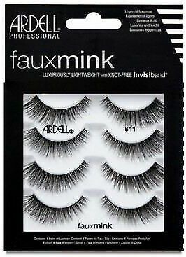 Ardell - Faux Mink 811 - Nepwimpers - Zwart - Multipack - 4 paar