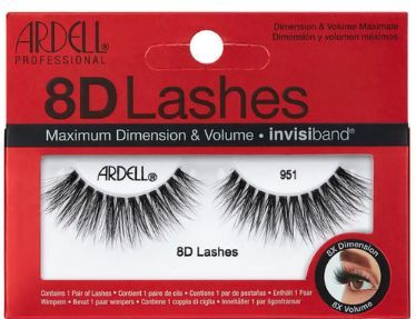 Ardell - 8D Lash 951 - Nepwimpers - Transparante Invisiband - Maximale Dimensie en Volume