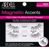 Ardell Professional Magnetic Double Strip Accents Lashes  - 001 Accents  - Magnetische nepwimpers - Set kunstwimpers - Zwart