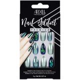 Ardell Nail Addict Kunstmatig Nagels - Green Glitter Chrome (24stk)
