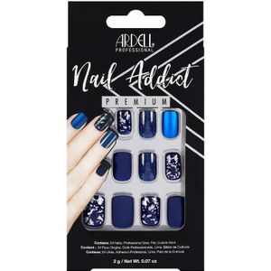 Ardell - Nail Addict - Kunstnagels - Mat Blå - 24 Stuks