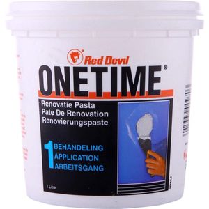 Red Devil - Onetime Renovatiepasta - 4 l - Witte Plamuur