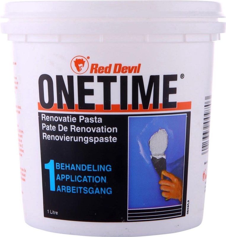 Red Devil - Onetime Renovatiepasta - 4 l - Witte Plamuur