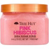Tree Hut - Pink Hibiscus - Body Scrub - Suiker - Shea