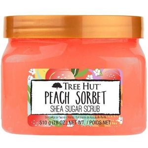 Tree Hut Peach Sorbet Shea Sugar Body Scrub - Lichaamsscrub - Bad & Douche - Exfoliating - 510g