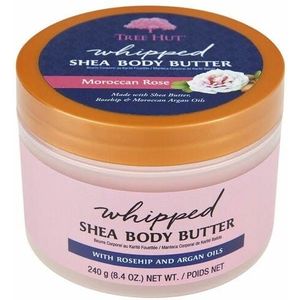 Tree Hut Moroccan Rose Whipped Shea Body Butter - Bodylotion - Bodycrème - Huidverzorging - 240g