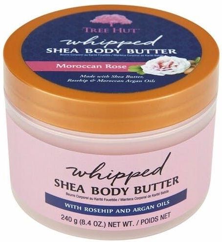 Tree Hut Moroccan Rose Whipped Shea Body Butter - Bodylotion - Bodycrème - Huidverzorging - 240g