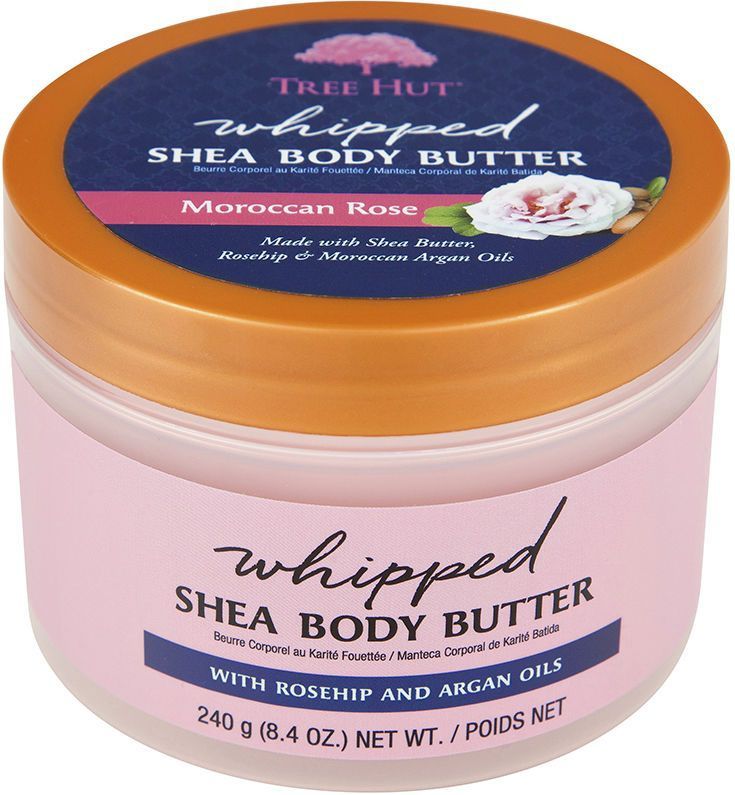 Tree Hut Moroccan Rose Whipped Shea Body Butter - Bodylotion - Bodycrème - Huidverzorging - 240g