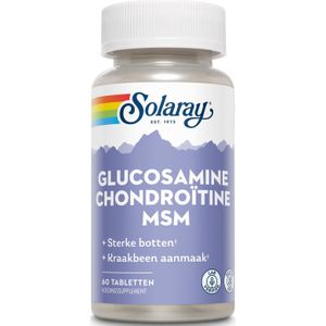 Solaray Glucosamine chondroitine MSM  60 Tabletten