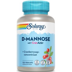 Solaray D-Mannose cranactin  120 Vegetarische capsules