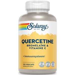 Solaray Quercetine bromelaine vitamine C  120 Vegetarische capsules