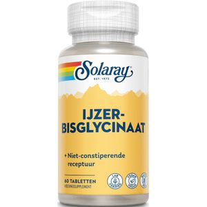 Solaray IJzerbisglycinaat Tabletten