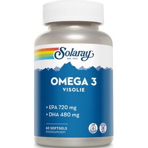 Solaray Omega 3 Visolie Softgels