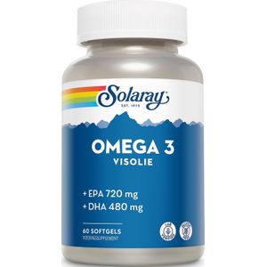 Solaray Omega 3 visolie  60 Softgels
