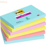 Post-it® Super Sticky Notes Cosmic 655-6SS-COS, 127 x 76 mm, farbig, 6 Blöcke á 90 Blatt