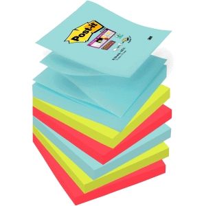 Post-it Z-Notes Haftnotizen Super Sticky Z-Notes Miami Collection 76x7