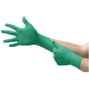 TouchNTuff® 92-600 - Nitril Wegwerp Handschoenen, Latexvrij, Poedervrij, S, Groen, 100 stuks