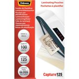 Fellowes Laminierfolien Capture 54x86mm 125mic VE=100 Stück glänzend