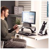 Documenthouder Office Suites 3-in-1 staand zwart/grijs