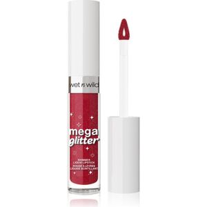 Wet n Wild - Megaglitter Shimmer Liquid Lipstick - Glitter - Transparante Huls