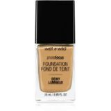Wet n Wild, Photo Focus Foundation Dewy, Gewichtloze Foundation met Verzorgende en Lang Dragende Formule, Opbouwbare Dekking, Ideaal voor Normale tot Droge Huidtypes, Vegan, Desert Beige