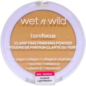 Wet n Wild - Bare Focus - Clarifying Finishing Powder - Light Medium - 6 g