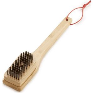 Grillbürste mit Bambusholzgriff