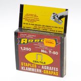 Arrow - T50 - Hechtniet - Gegalvaniseerd - 1250 Stuk - Geschikt voor Tackers T 50, HT 50, T 55 en T 55 C