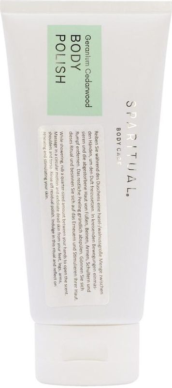 Sparitual - Geranium-Cederhout - Body Polish Peeling - 177 ml